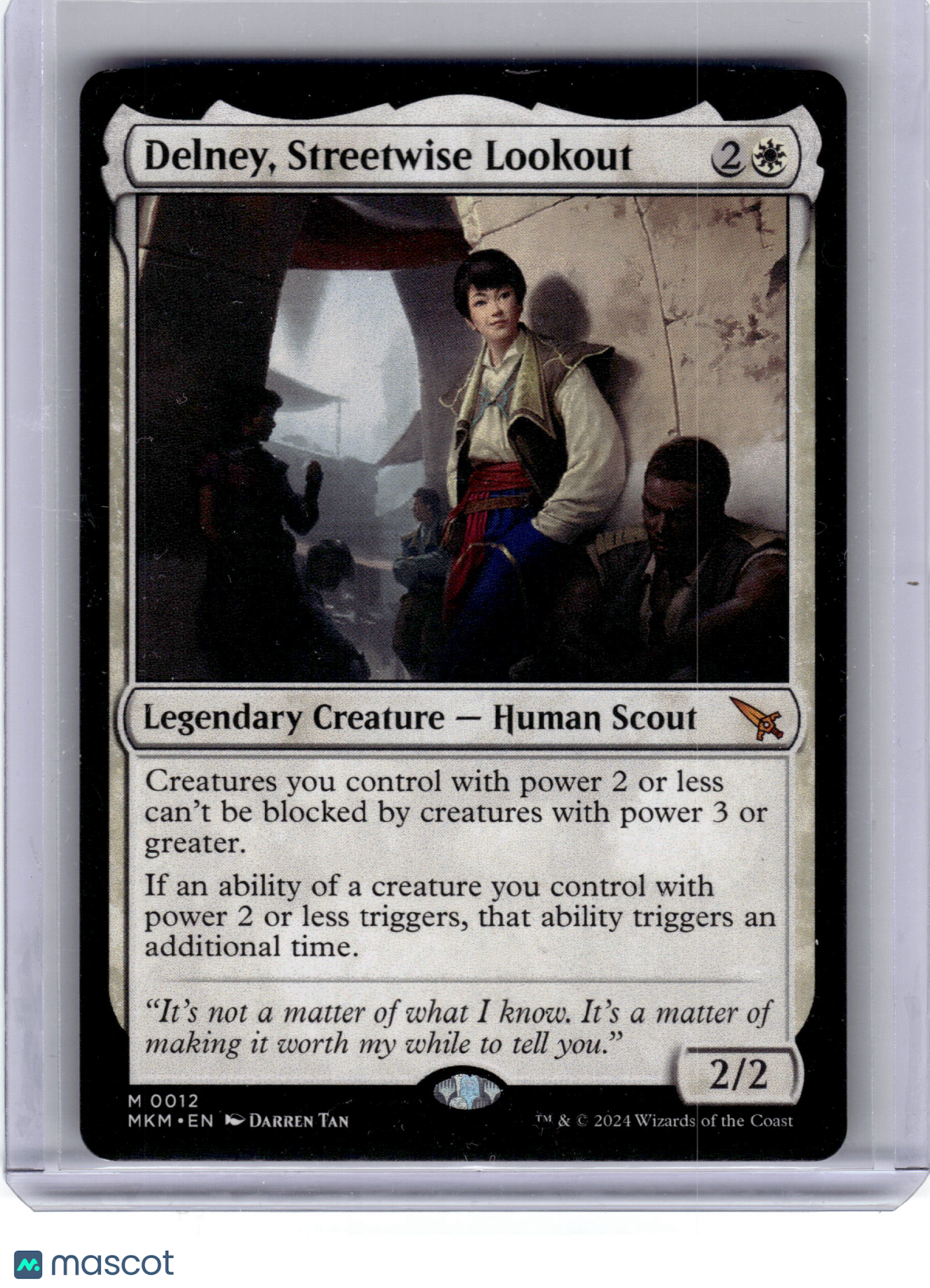 2024 Magic: TG Delney, Streetwise Lookout Murders at Karlov Manor Mythic #12