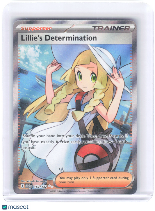 2025 Pokemon—Lillie's Determination #169/132 Mega Evolutions—SIR
