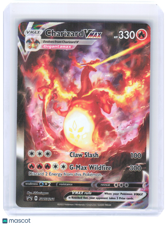 2022 Pokemon—Charizard VMAX #SWSH261 Sword & Shield Promo—Foil [Lightly Played]
