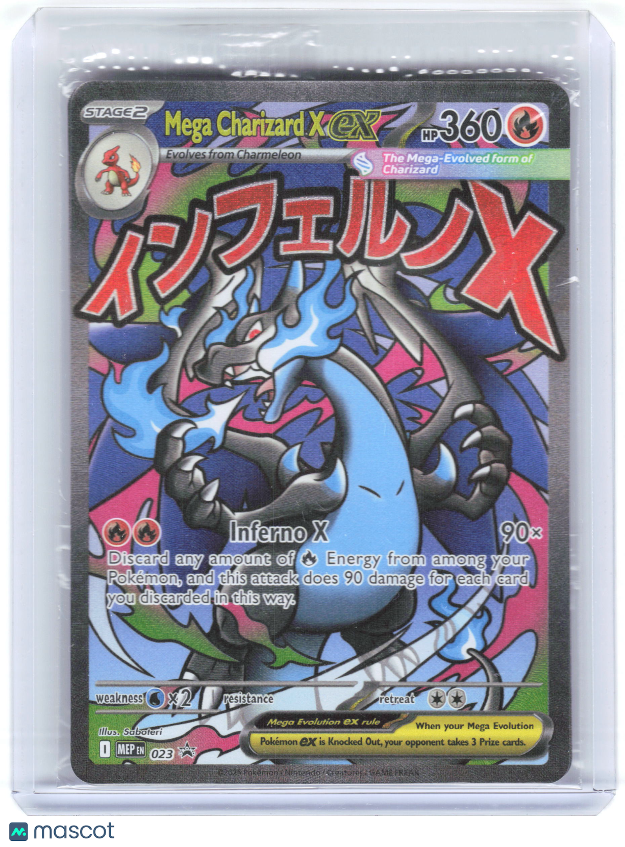 2016 Pokemon—Mega Charizard X EX #023 Mega Evolutions Promo—Promo [Sealed]