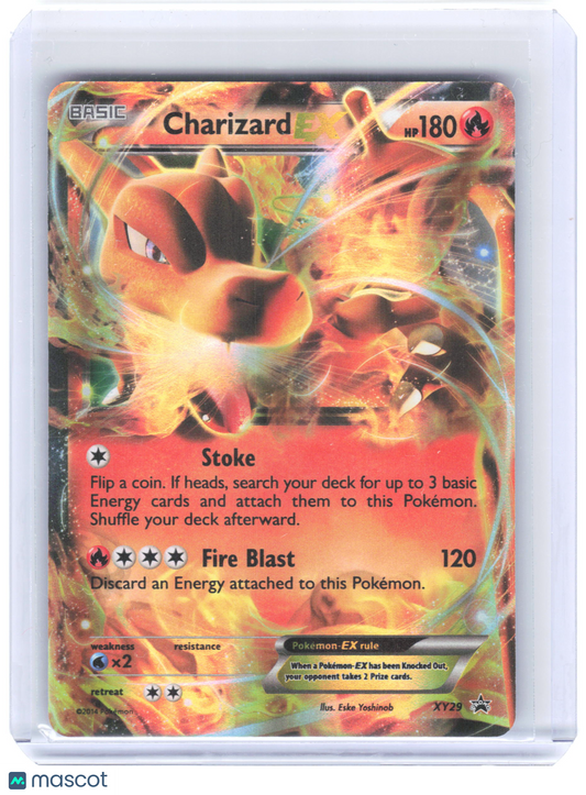 2014 Pokemon—Charizard EX #XY29 XY Promo—Black Star Promo Holo