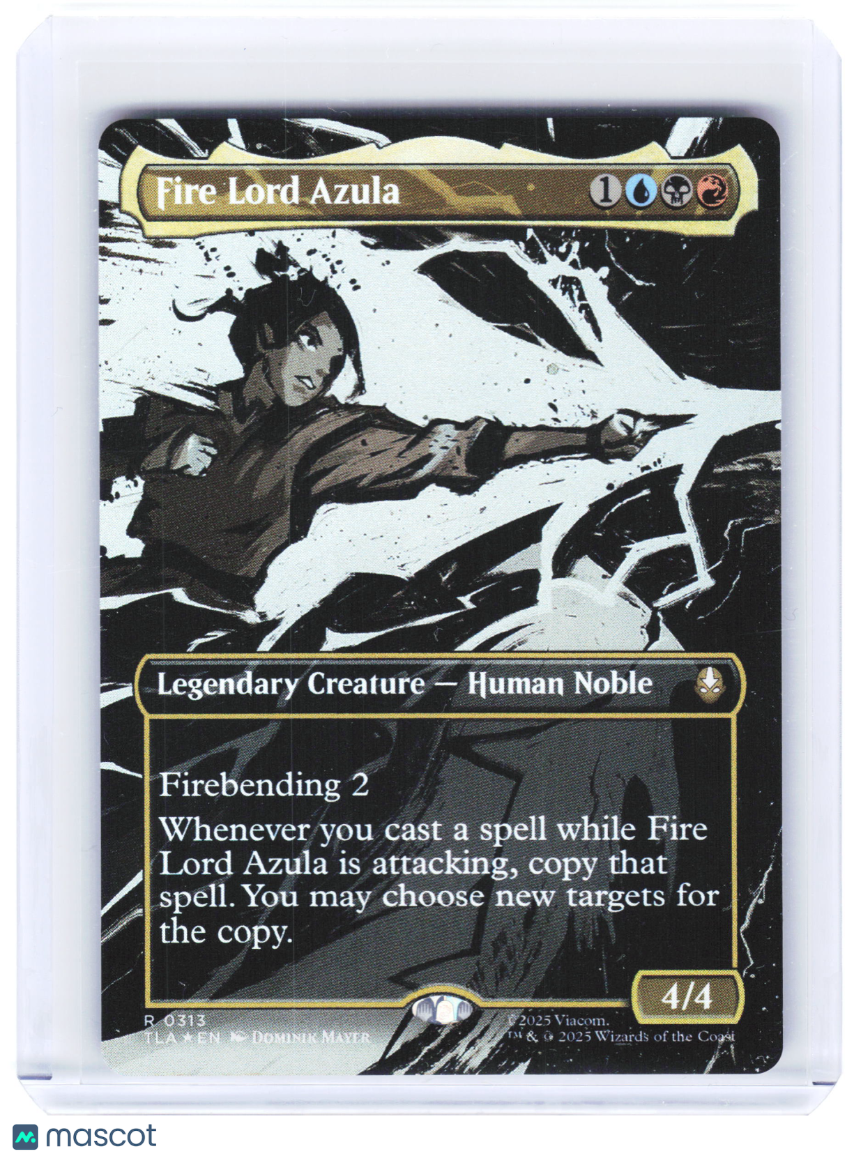 2025 Magic: The Gathering—Fire Lord Azula #0313 TLA—Rare Foil (Borderless)