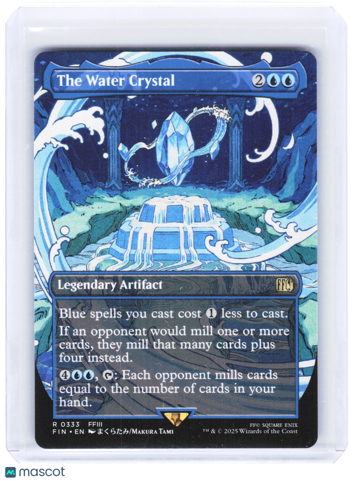 2025 Magic: The Gathering—The Water Crystal #0333 FIN—Rare Non-Foil (Borderless)