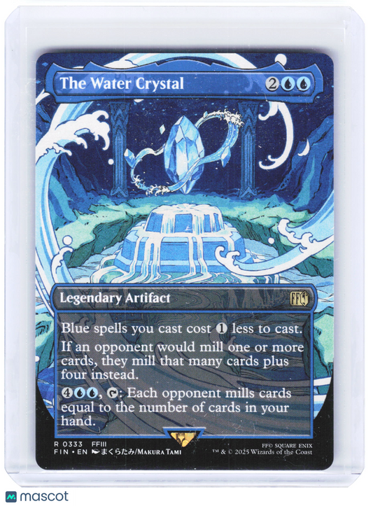 2025 Magic: The Gathering—The Water Crystal #0333 FIN—Rare Non-Foil (Borderless)