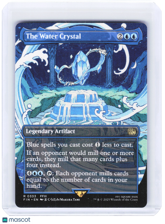 2025 Magic: The Gathering—The Water Crystal #0333 FIN—Rare Non-Foil (Borderless)
