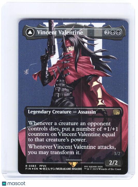 2025 Magic: The Gathering—Vincent Valentine #0383 FIN—Rare Foil (Borderless)