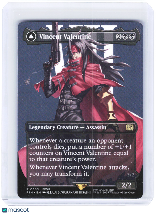 2025 Magic: The Gathering—Vincent Valentine #0383 FIN—Rare Non-Foil (Borderless)