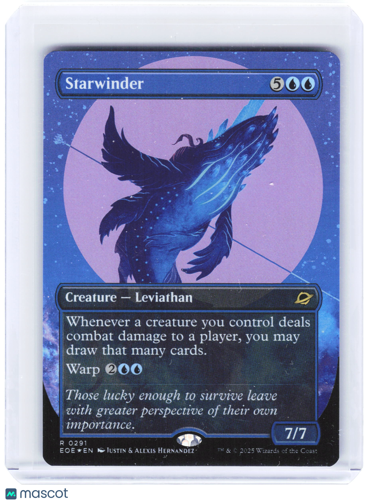 2025 Magic: The Gathering—Starwinder #0291 EOE—Rare Foil (Borderless)