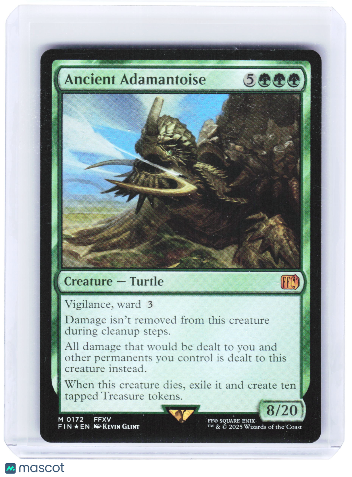 2025 Magic: The Gathering—Ancient Adamantoise #0172 Final Fantasy (FIN)—M Foil