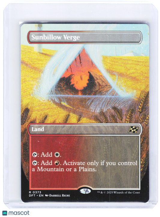 2025 Magic: The Gathering—Sunbillow Verge #0373 DFT—Rare Non-Foil (Borderless)