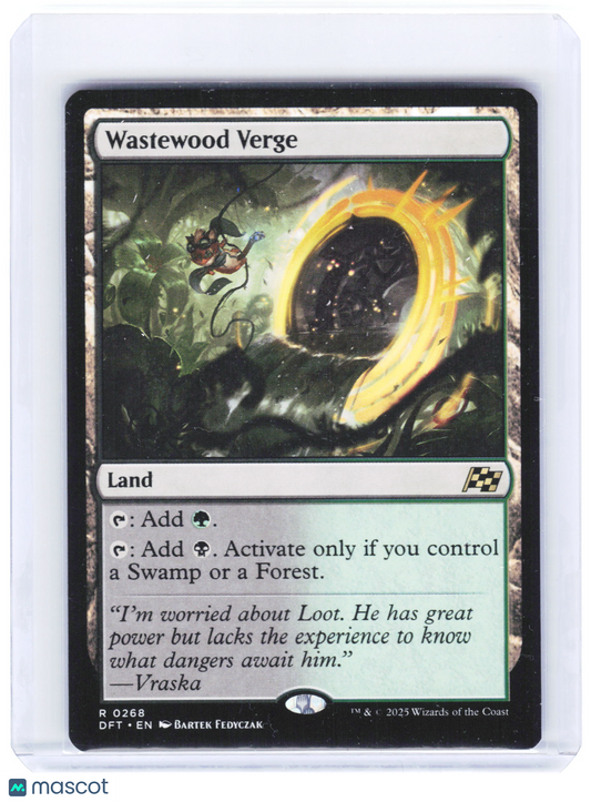 2025 Magic: The Gathering—Wastewood Verge #0268 Aetherdrift (DFT)—Rare Non-Foil