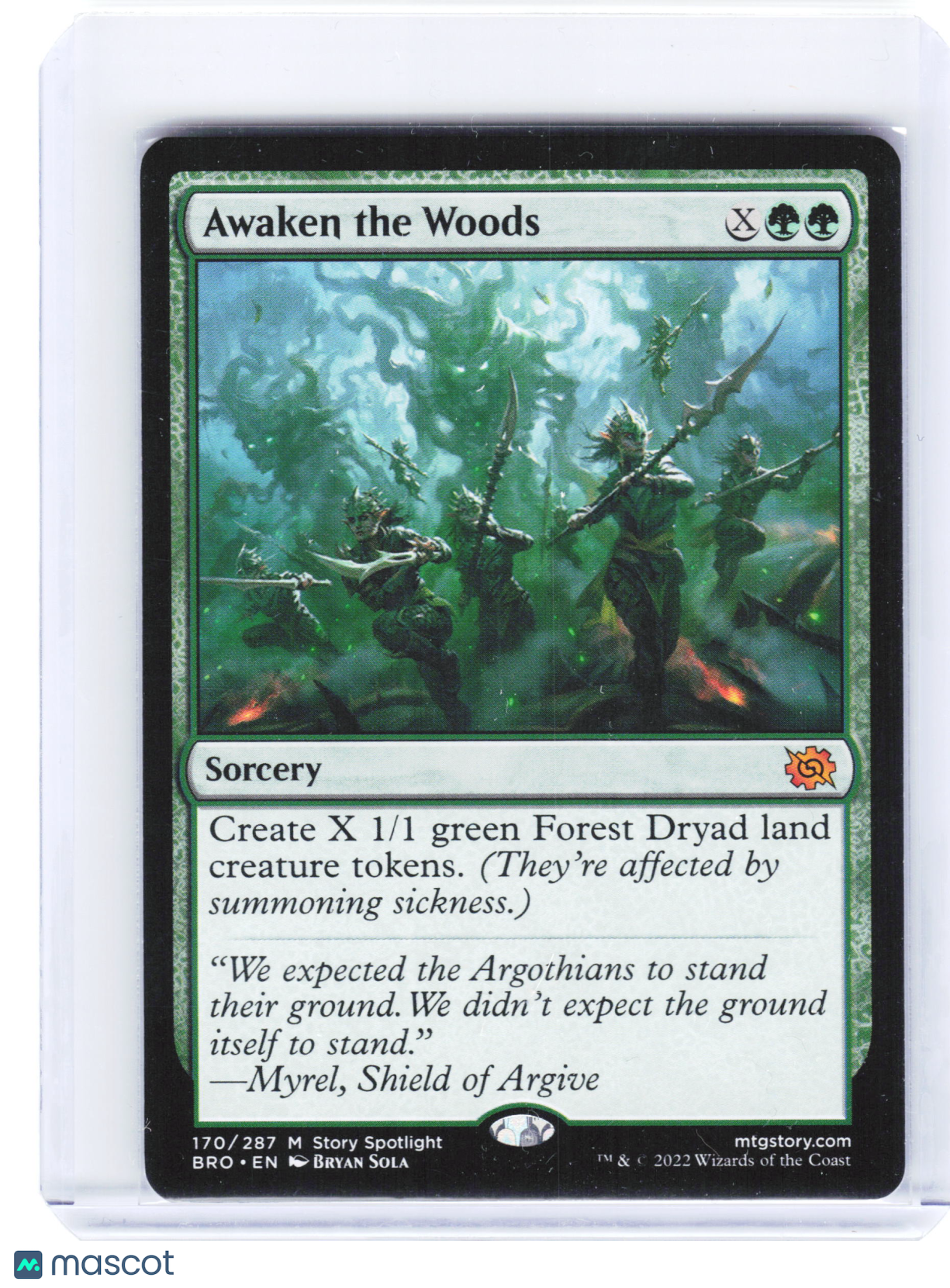 2022 Magic: The Gathering—Awaken the Woods #170/287 BRO—Mythic Non-Foil