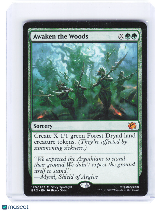 2022 Magic: The Gathering—Awaken the Woods #170/287 BRO—Mythic Non-Foil