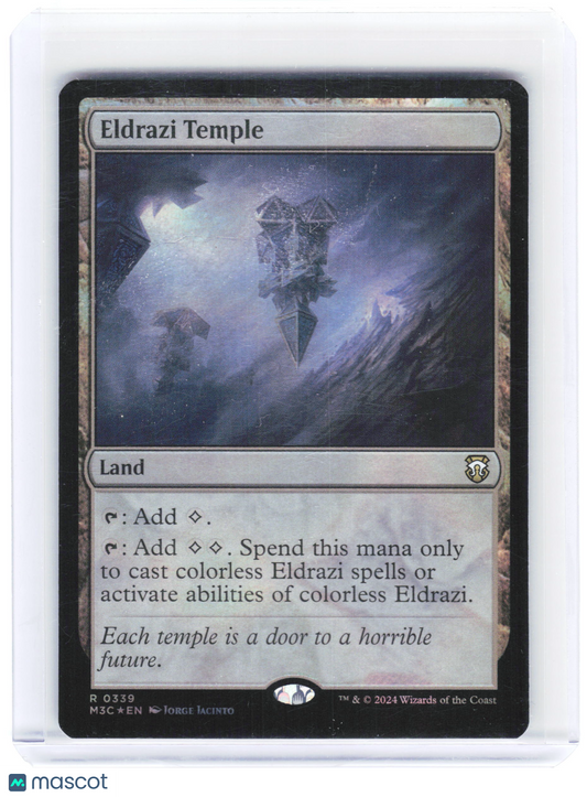 2024 Magic: The Gathering—Eldrazi Temple #0339 M3C—Rare Ripple Foil