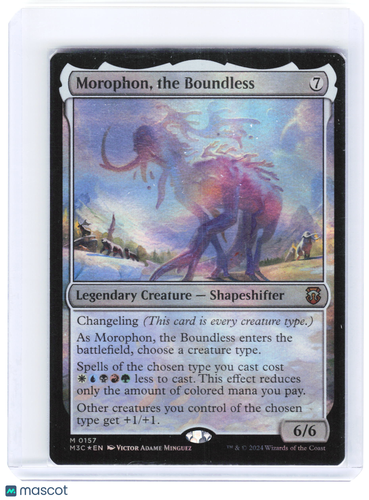 2024 Magic: The Gathering—Morophon, the Boundless #0157 M3C—Mythic Ripple Foil