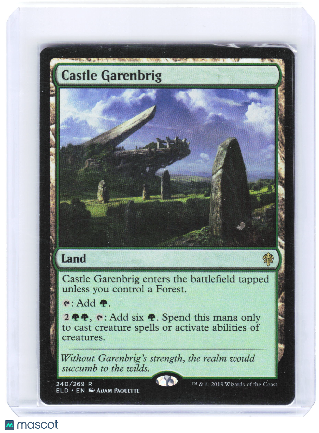 2019 Magic: The Gathering—Castle Garenbrig #240/269 ELD—Rare Non-Foil