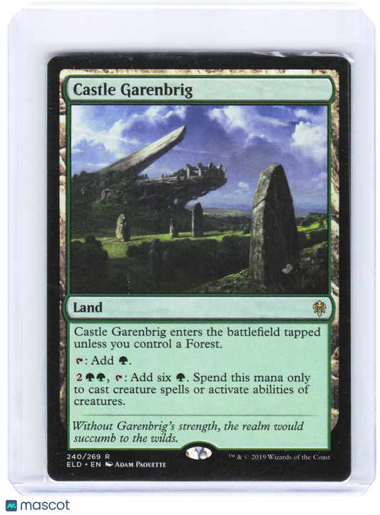 2019 Magic: The Gathering—Castle Garenbrig #240/269 ELD—Rare Non-Foil