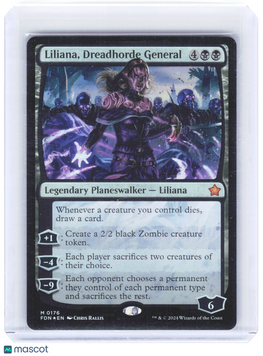 2024 Magic: The Gathering—Liliana, Dreadhorde General #0176 FDN—Mythic Foil