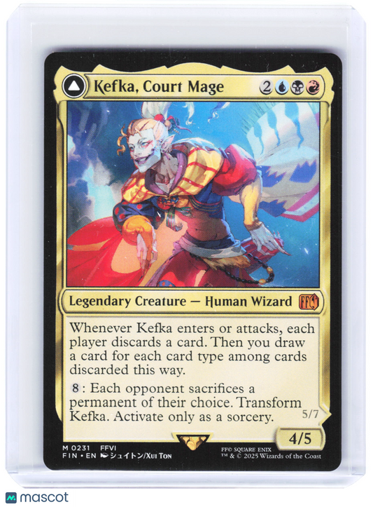 2025 Magic: The Gathering—Kefka, Court Mage #0231 Final Fantasy (FIN)—Non-Foil
