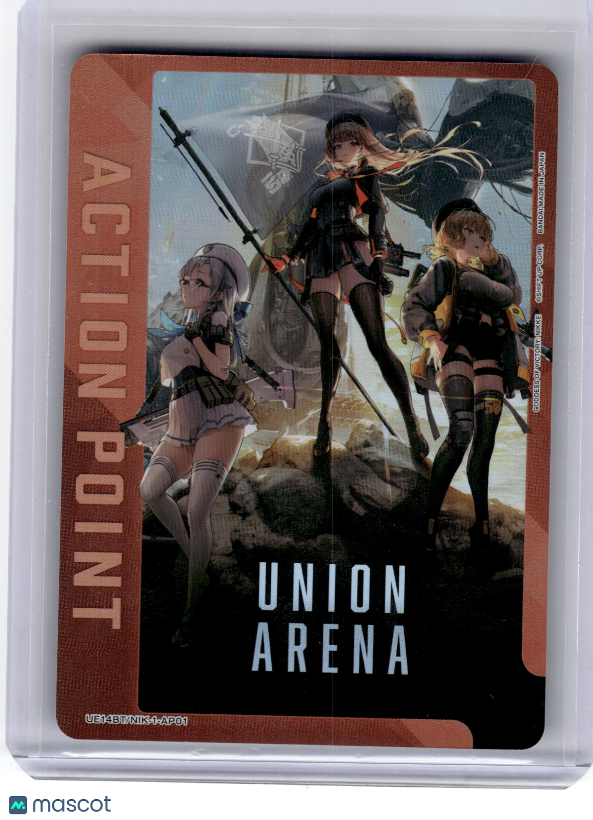 2025 Union Arena—Action Point #NIK-1-AP01 Goddess of Victory: Nikke— Near Mint