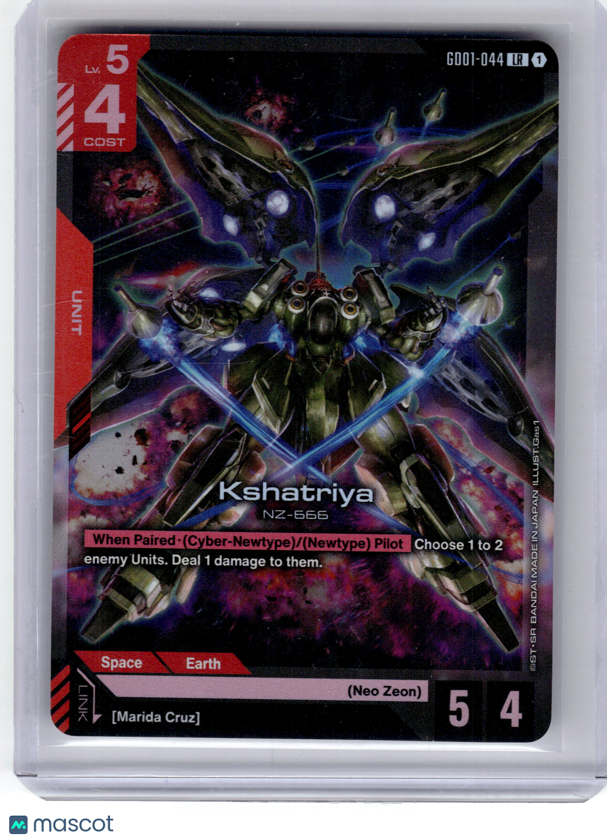 2025 Gundam Card Game—Kshatriya #GD01-044 Newtype Rising—