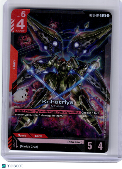 2025 Gundam Card Game—Kshatriya #GDD1-044 Newtype Rising—