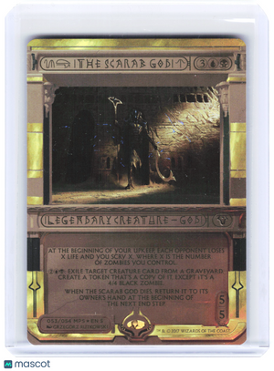 2017 Magic: The Gathering—The Scarab God #053/054 Amonkhet Invocations—Foil