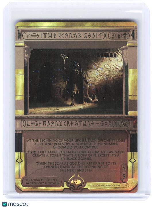 2017 Magic: The Gathering—The Scarab God #053/054 Amonkhet Invocations—Foil