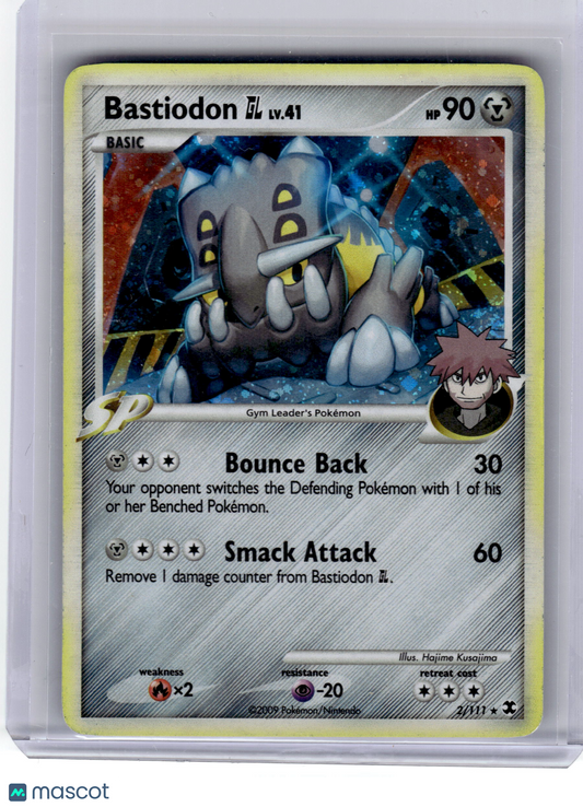2009 Pokemon—Bastiodon GL #4/111 Rising Rivals— Near Mint