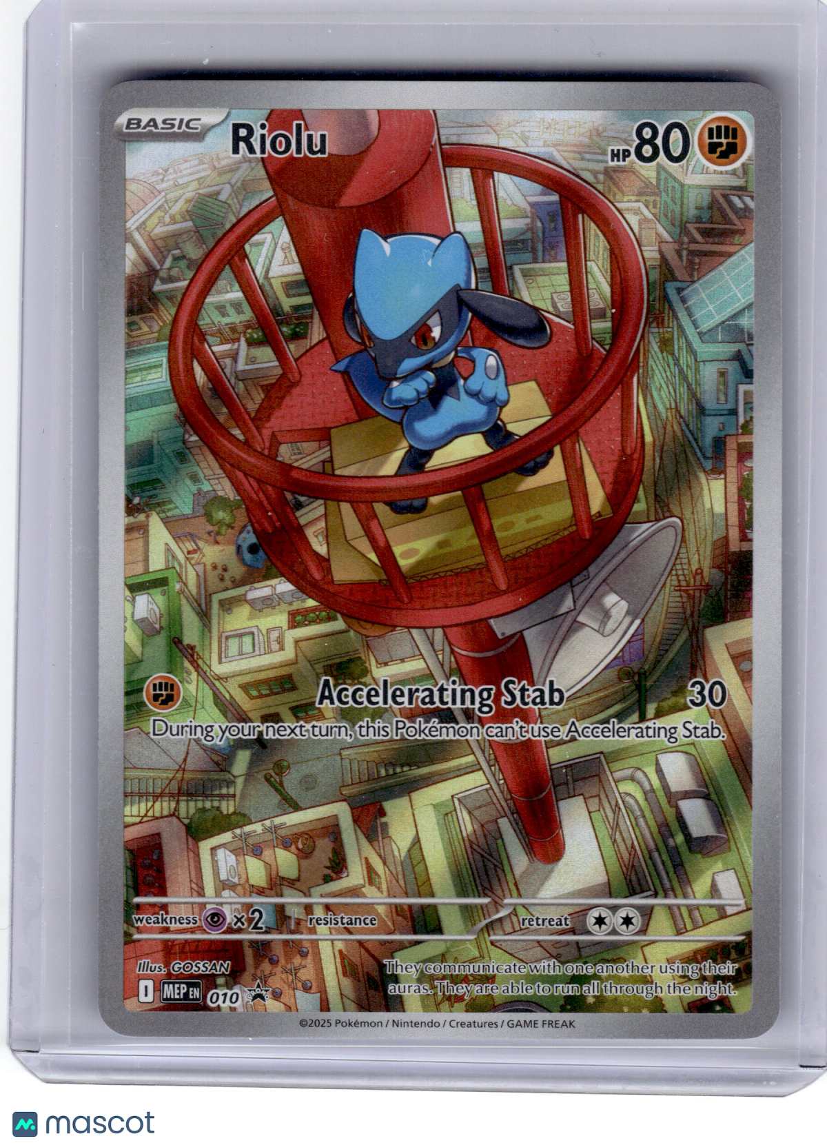 2025 Pokemon—Riolu #10/71 Mega Evolution— Near Mint