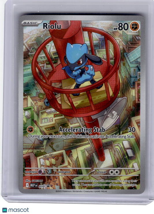 2025 Pokemon—Riolu #10/71 Mega Evolution— Near Mint