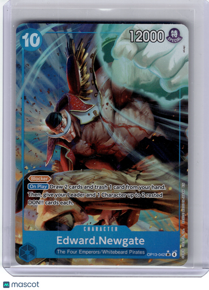 2025 One Piece Card Game—Edward.Newgate #OP13-042 Carrying On His Will— Alt Art