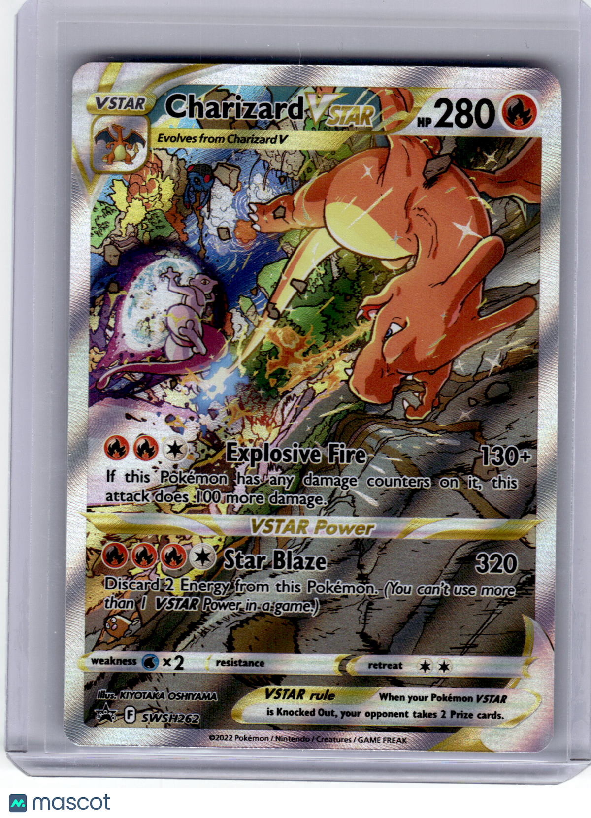 2022 Pokemon—Charizard VSTAR #SWSH262 Sword & Shield Promos— Near Mint FA