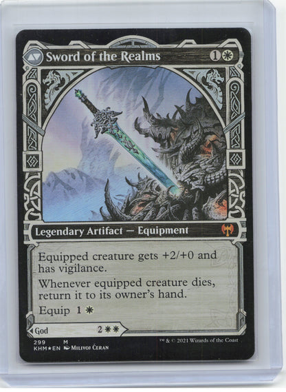 2021 Magic: The Gathering—God of Battle Halvar #299 Kaldheim— Double-Faced