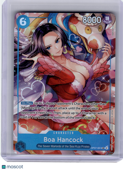 2024 One Piece Card Game—Boa Hancock #OP07-051 500 Years in the Future— Holofoil