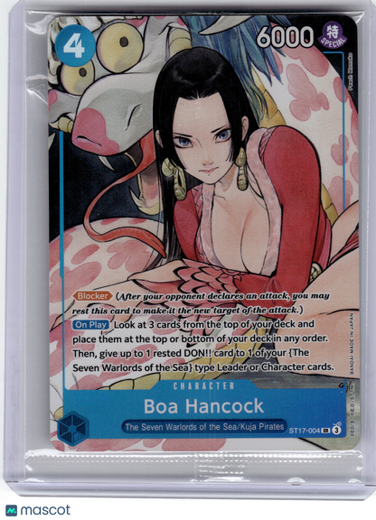 2024 One Piece—Boa Hancock #ST17-004 The Seven Warlords of the Sea— Sealed