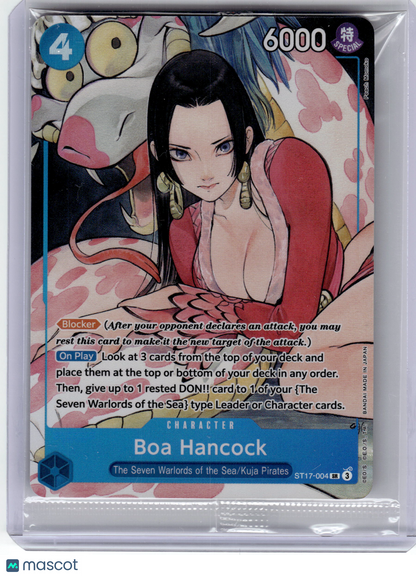 2024 One Piece—Boa Hancock #ST17-004 The Seven Warlods of the Sea— Sealed