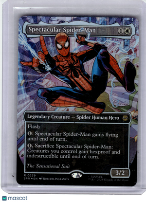 2025 MTG—Spectacular Spider-Man (Borderless) #239 Marvel's Spider-Man—Rare Foil