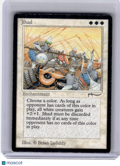 1993 Magic: The Gathering—Jihad #5 Arabian Nights— Heavily Played
