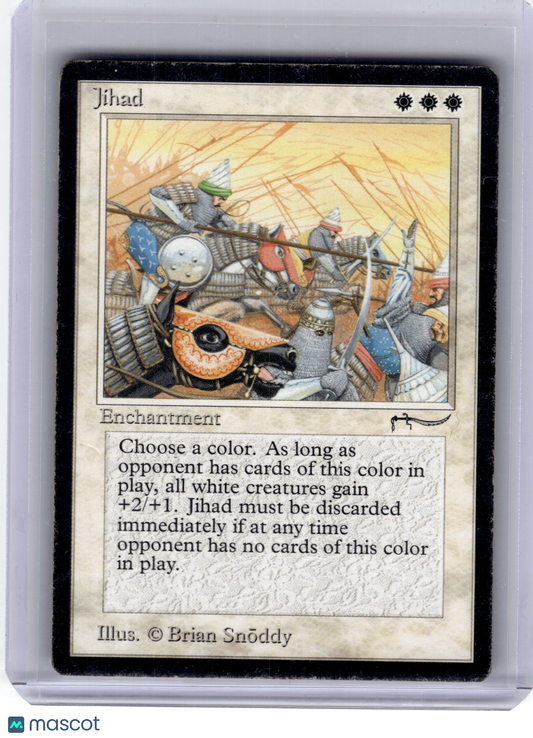 1993 Magic: The Gathering—Jihad #5 Arabian Nights— Heavily Played