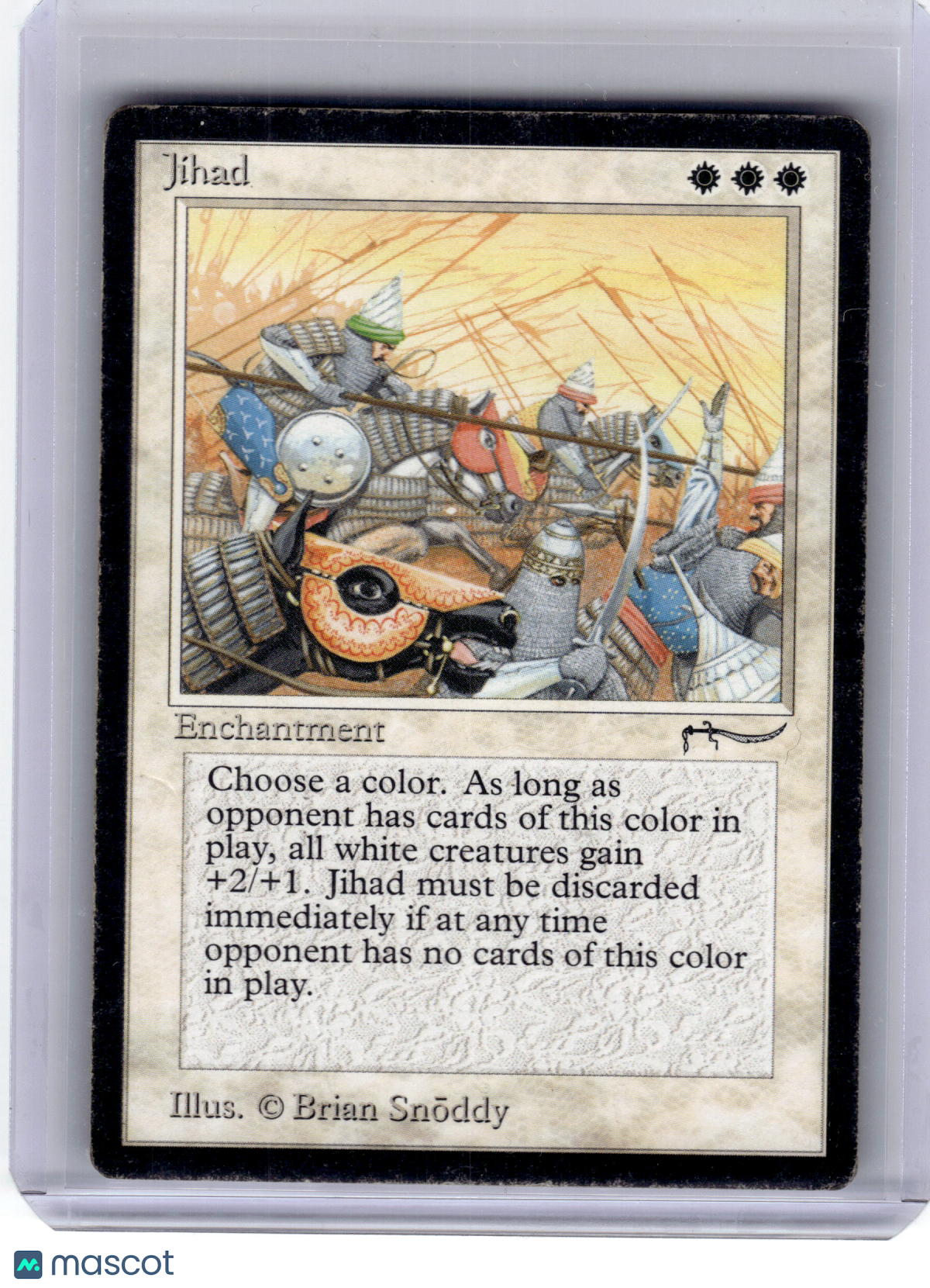1993 Magic: The Gathering—Jihad #5 Arabian Nights— Heavily Played
