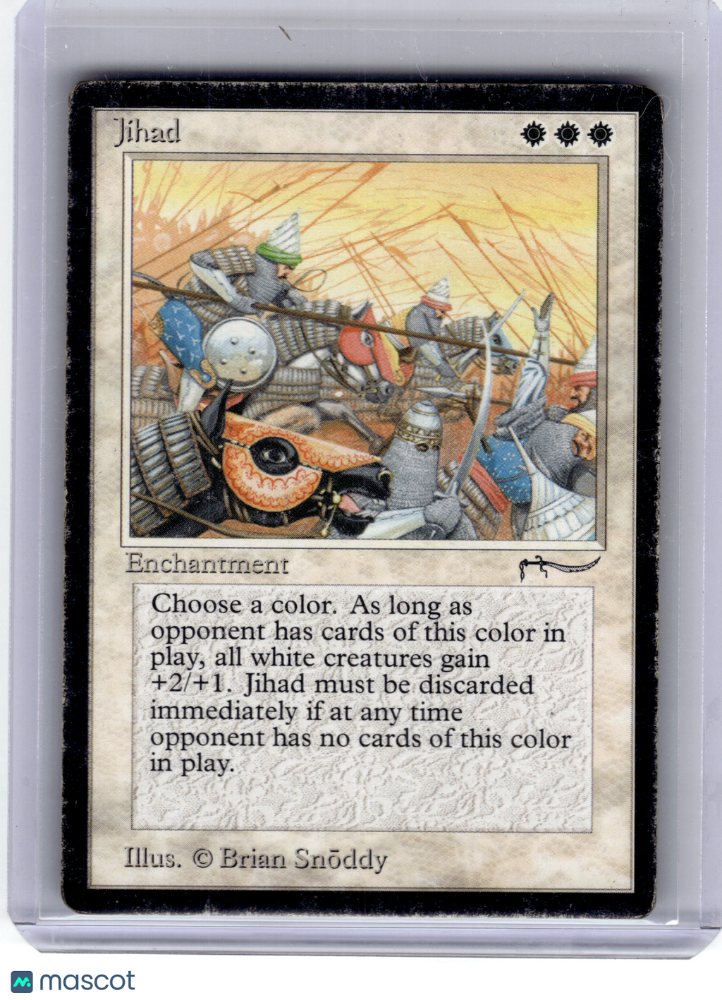 1993 Magic: The Gathering—Jihad #5 Arabian Nights— Heavily Played