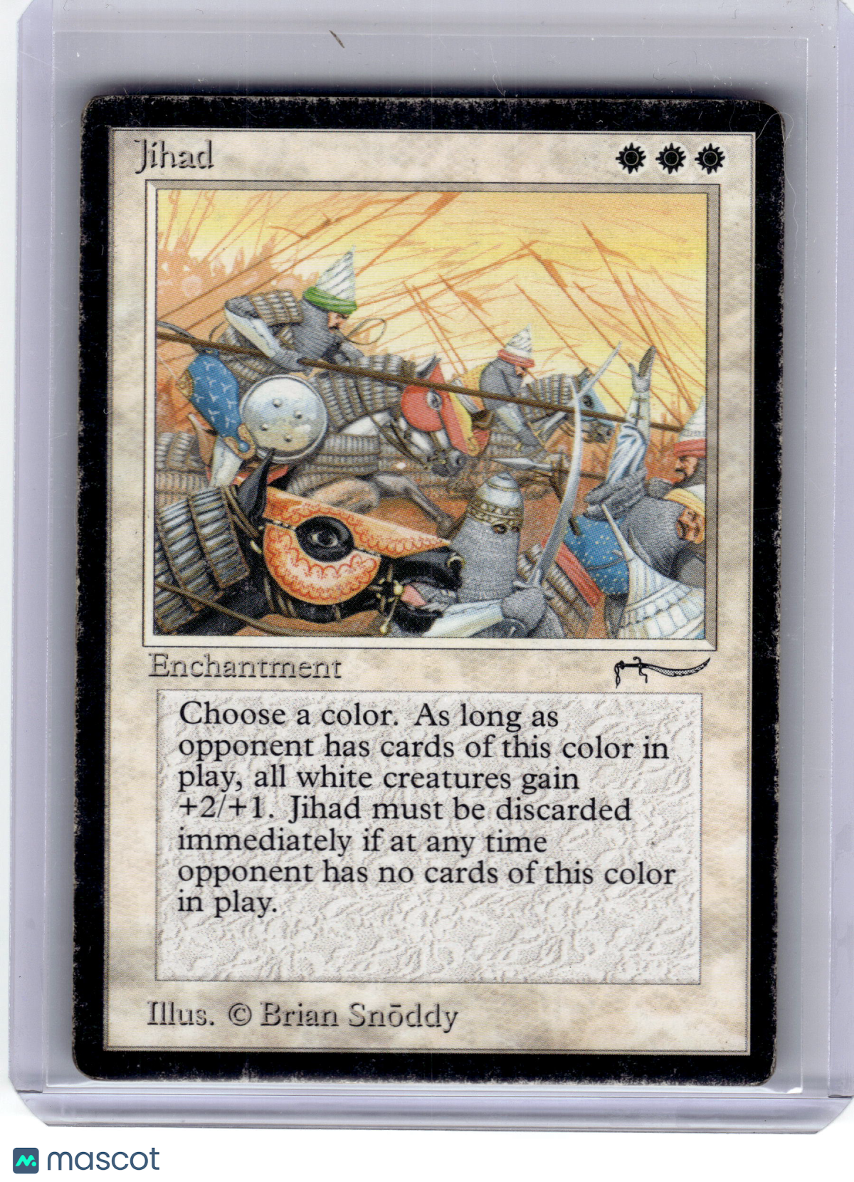 1993 Magic: The Gathering—Jihad #5 Arabian Nights— Heavily Played