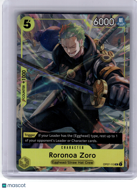 2025 One Piece Card Game—Roronoa Zoro #OP07-113 Box Vol. 3 (Illustration)—