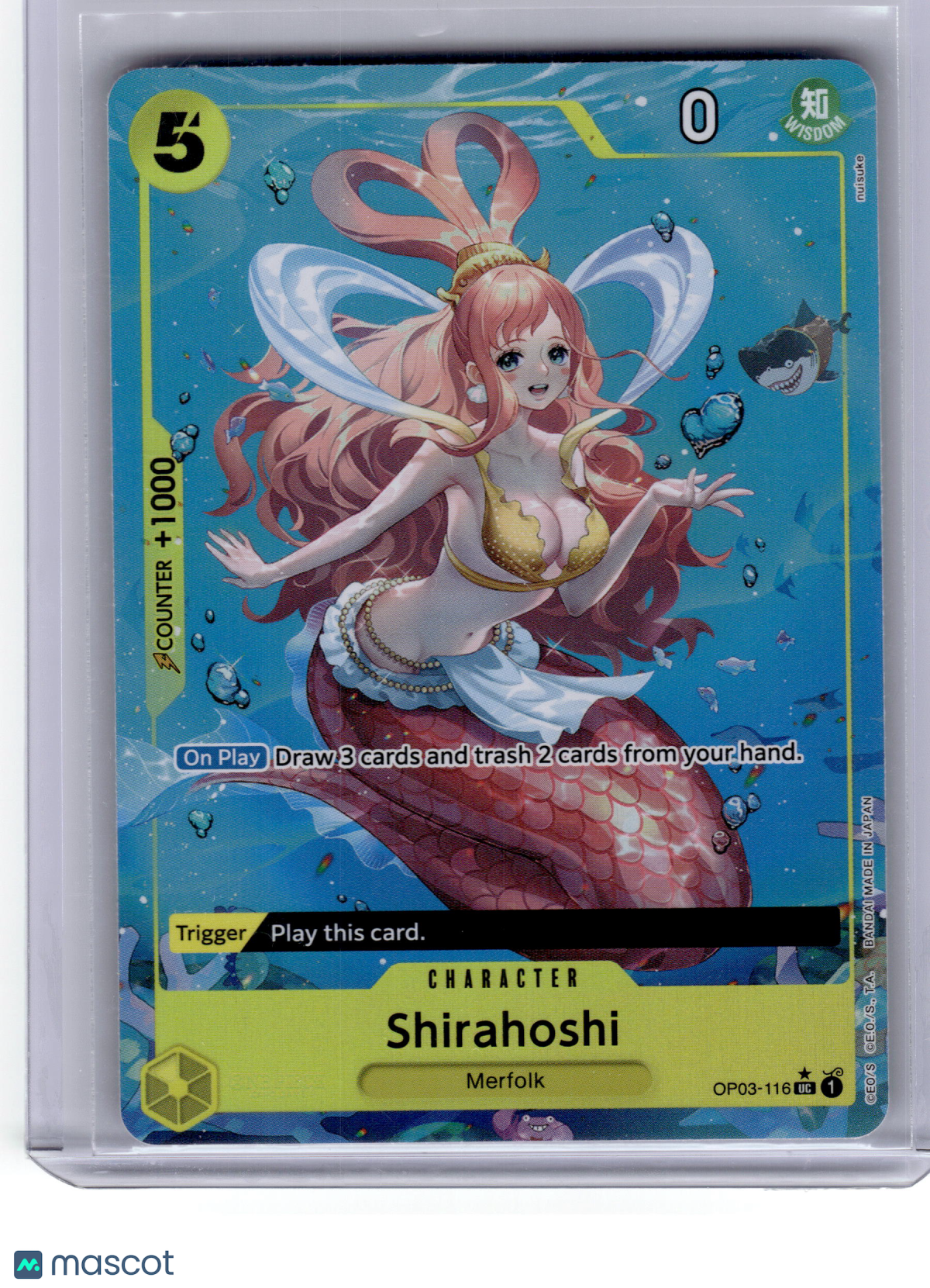 2024 One Piece Card Game Shirahoshi Premium Booster Uncommon #OP03-116