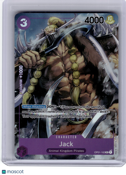 2022 One Piece Card Game—Jack #OP01-102 Romance Dawn—