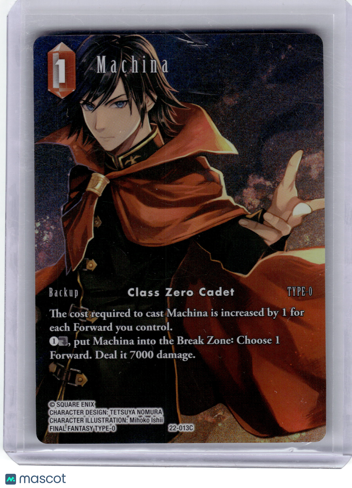 2024 Final Fantasy TCG Machina Hidden Hopes Full Art #22-013C