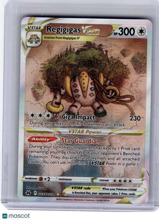 2023 Pokemon Regigigas VSTAR Crown Zenith: Galarian Gallery #GG55 Lightly Played