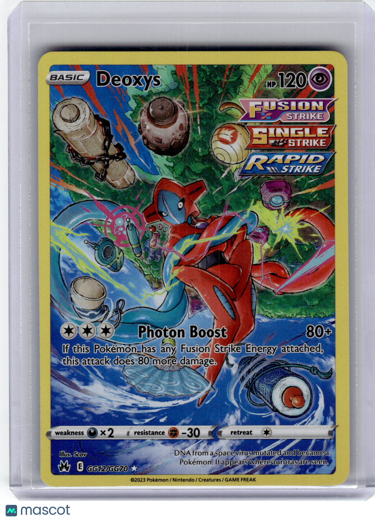 2023 Pokemon Deoxys Crown Zenith: Galarian Gallery Ultra Rare #GG12 Near Mint