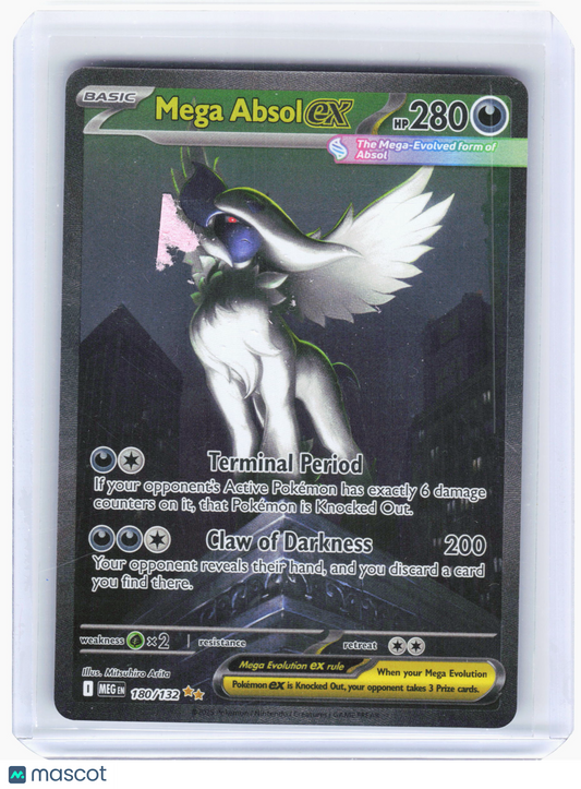 2025 Pokemon Mega Absol EX Mega Evolution Special Illustration Rare #180 NM